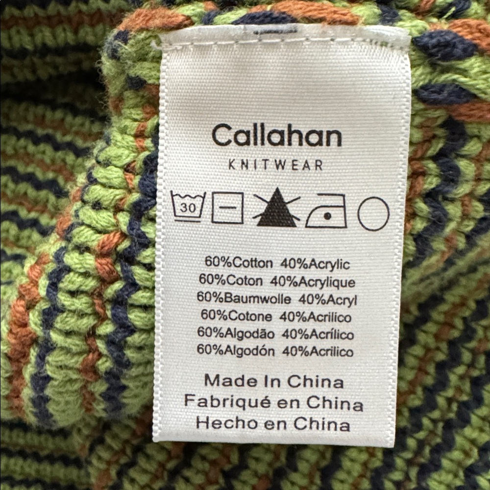 Anthropologie Callahan Green and Brown Plaid Knit Cardigan - Picture 10 of 10